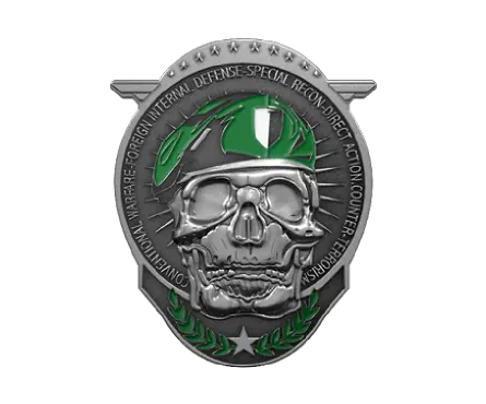 3-D rendering for real-to-life products effect of spinning challenge coin