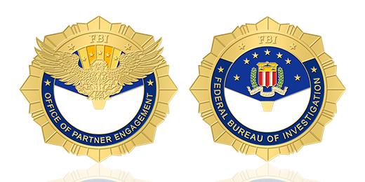 Personalized Cool FBI Bottle Opener Coin