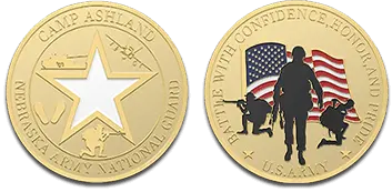 custom army coins design template