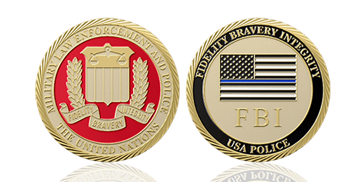 FBI Custom Military Challenge Coin