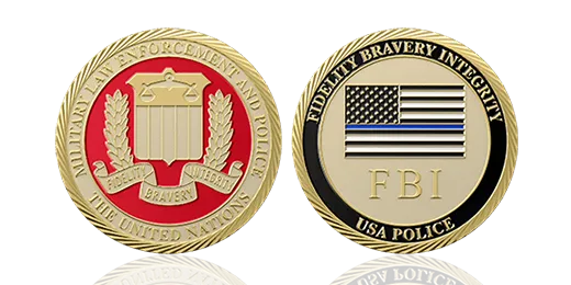 FBI Custom Military Challenge Coin