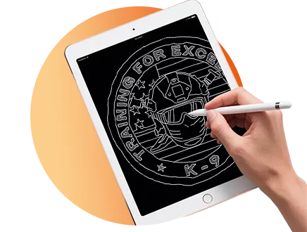 a rough draft or an idea of fbi challenge coins