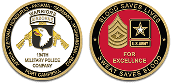 Fort Campbell Challenge Coins Custom