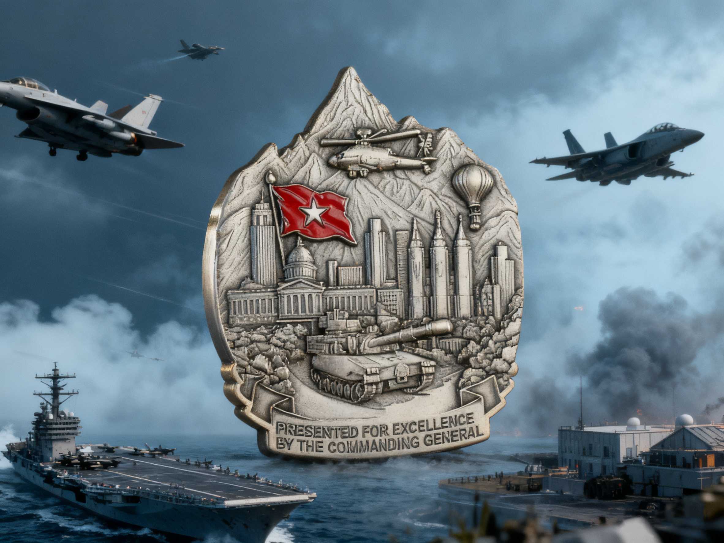 military honor coins