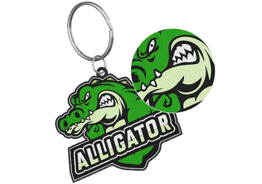 Personalised Woven Keyrings