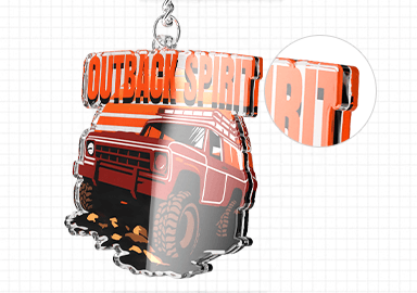 Chamfer for custom keyrings