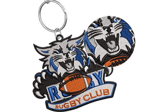 Pesonalised Embroidered Keyrings