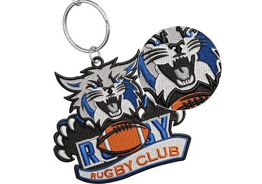 Pesonalised Embroidered Keyrings