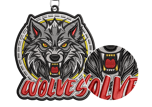 Embroidered Keychains