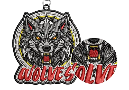 Embroidered Keychains