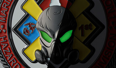 Glow in the Dark Custom Coins