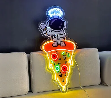 UV Printed Pizza Neon Sign
