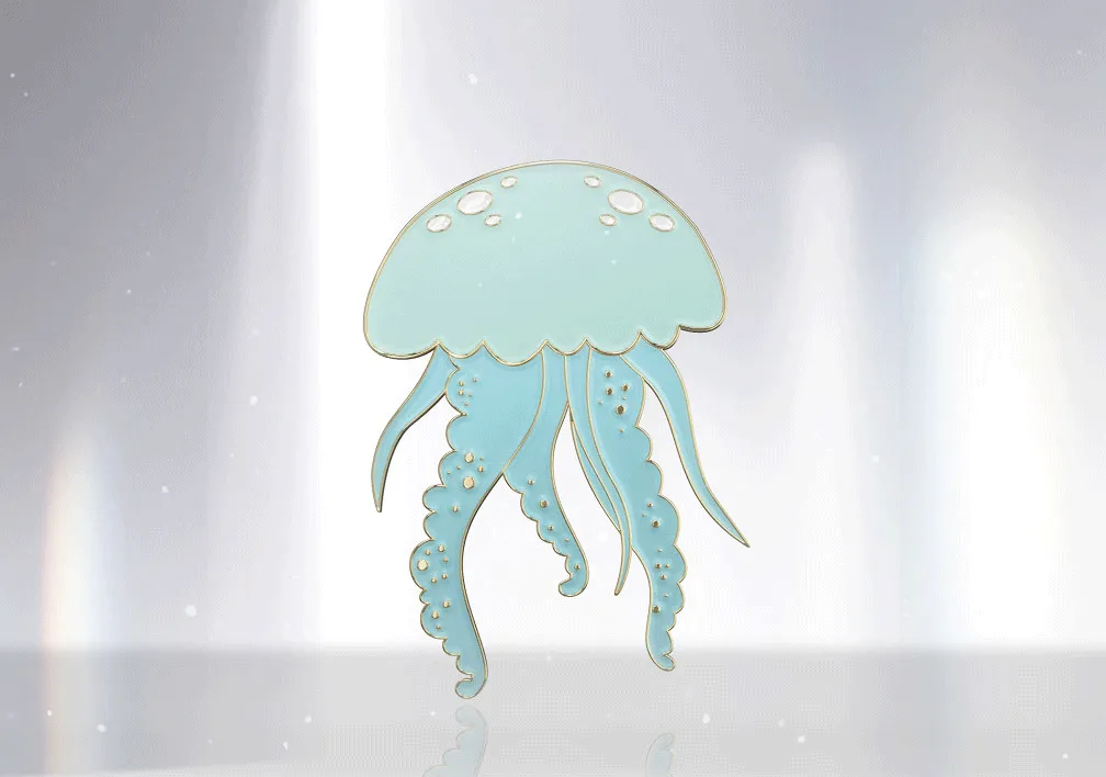 Glow in the dark pins