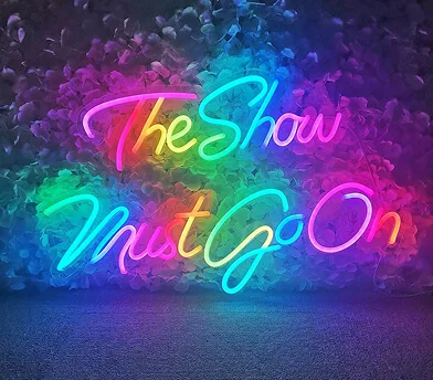 RGB Colour-Changing Neon Text Sign