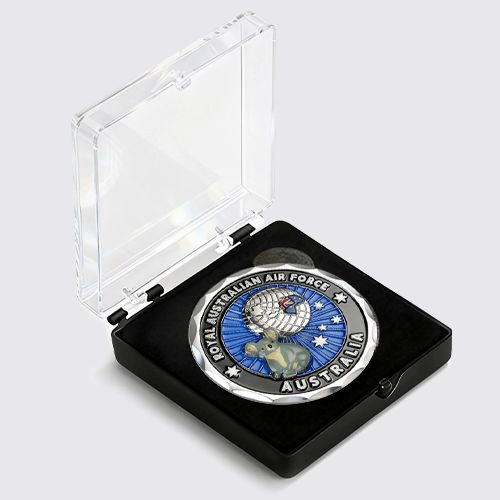 Plastic Box of Challenge Coin