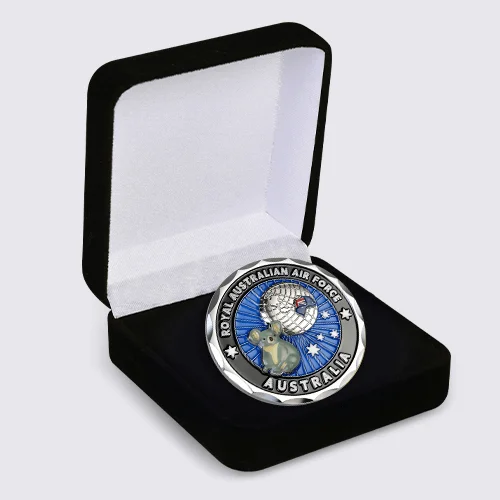 Velour Box of Challenge Coin