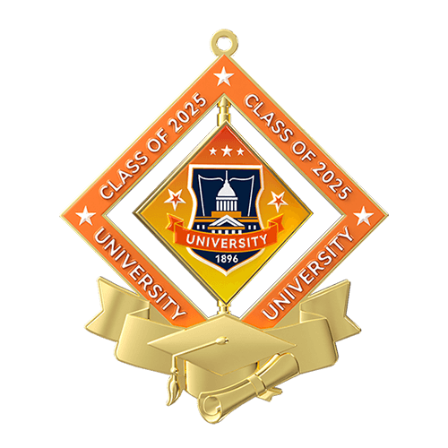 University Graduation Custom Honor Medal