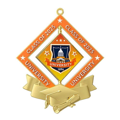 University Graduation Custom Honor Medal