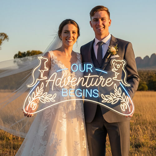 Custom Made Wedding Neon Sign