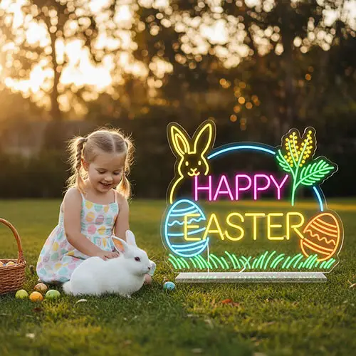 Easter Festival Neon Sign