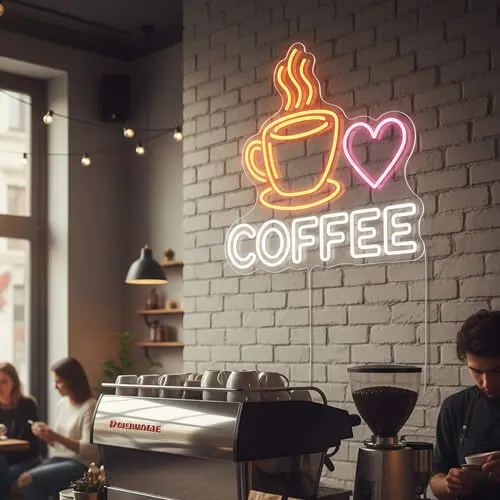 Cozy Coffee Shop Neon Sign
