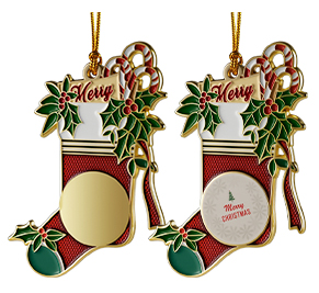 Custom Christmas Socks Ornaments