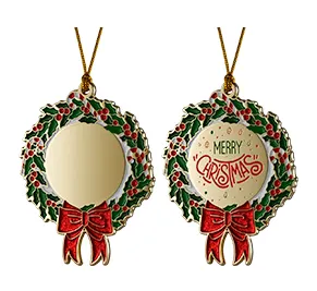 Custom Christmas Medal Ornaments Custom Christmas Medal Ornaments