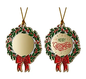 Custom Christmas Medal Ornaments Custom Christmas Medal Ornaments