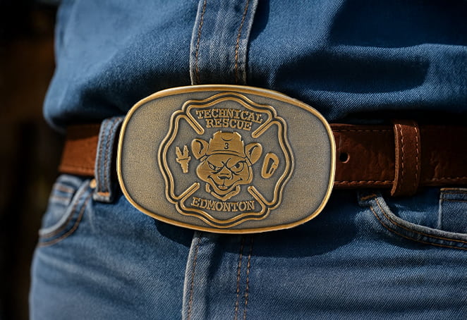 Firefighter Belt Buckle
