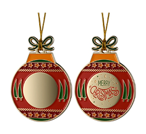 Custom Christmas Light Bulb Ornaments