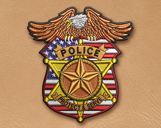 Embroidered Police Patches