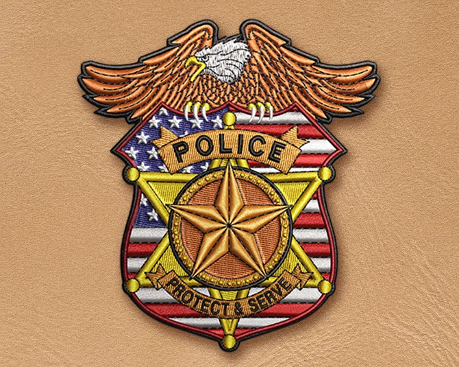 Embroidered Police Patches