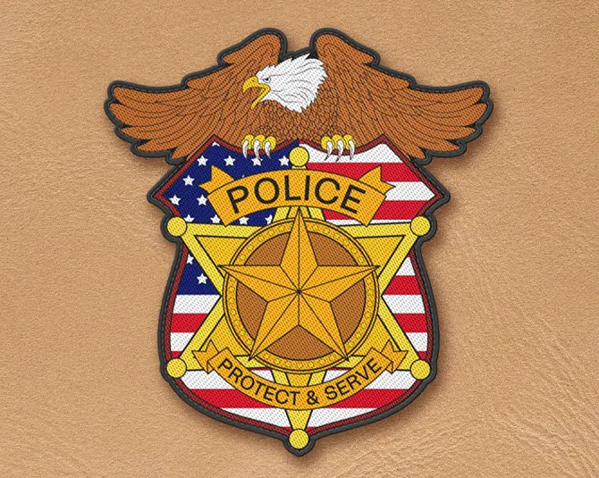 Woven Police Patches
