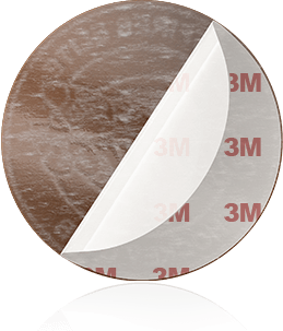 Adhesive Backing of leather hat patches