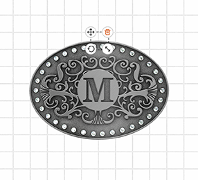 Letter Belt Buckles Templates