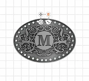 Letter Belt Buckles Templates