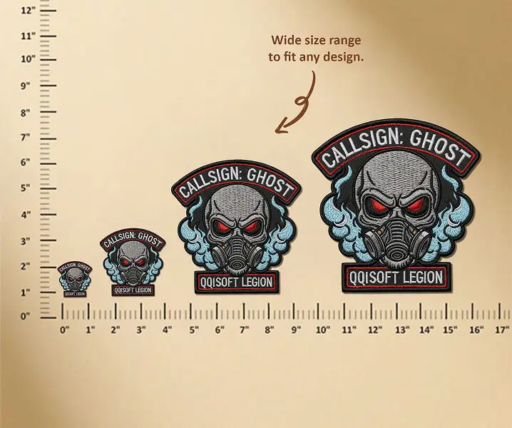 Custom Airsoft Patches for Various Sizes 