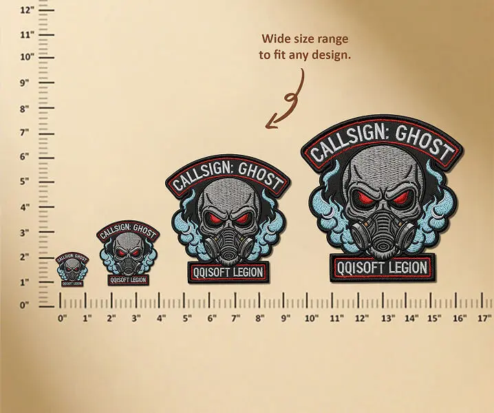 Custom Airsoft Patches for Various Sizes Custom Airsoft Patches for Various Sizes