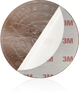 Adhesive Backing of leather hat patches Adhesive Backing of leather hat patches