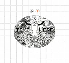 Western Belt Buckles Templates