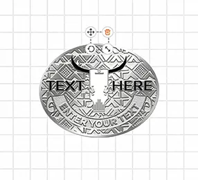 Western Belt Buckles Templates