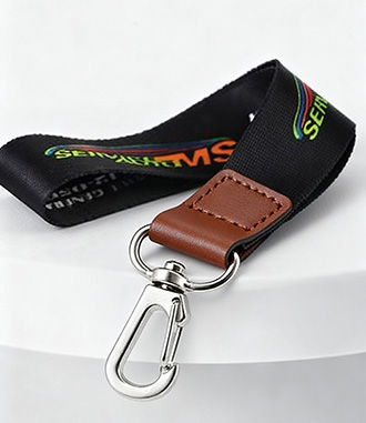 Custom Short Wrist Lanyards