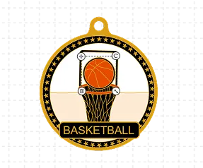 Custom Basketball Medals 