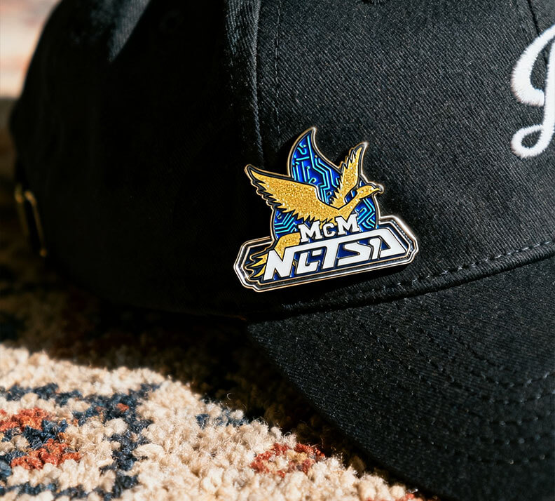 MCM NCTSD Technology Inspired Enamel Pin