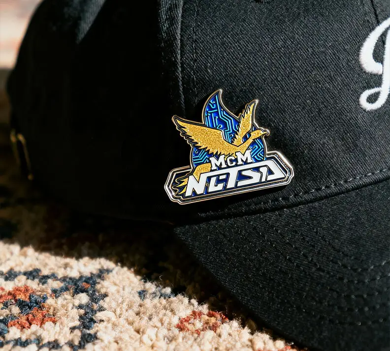 MCM NCTSD Technology Inspired Enamel Pin