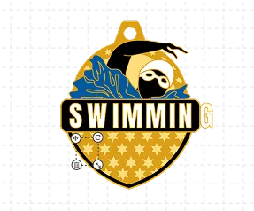 Custom Swimming Medals