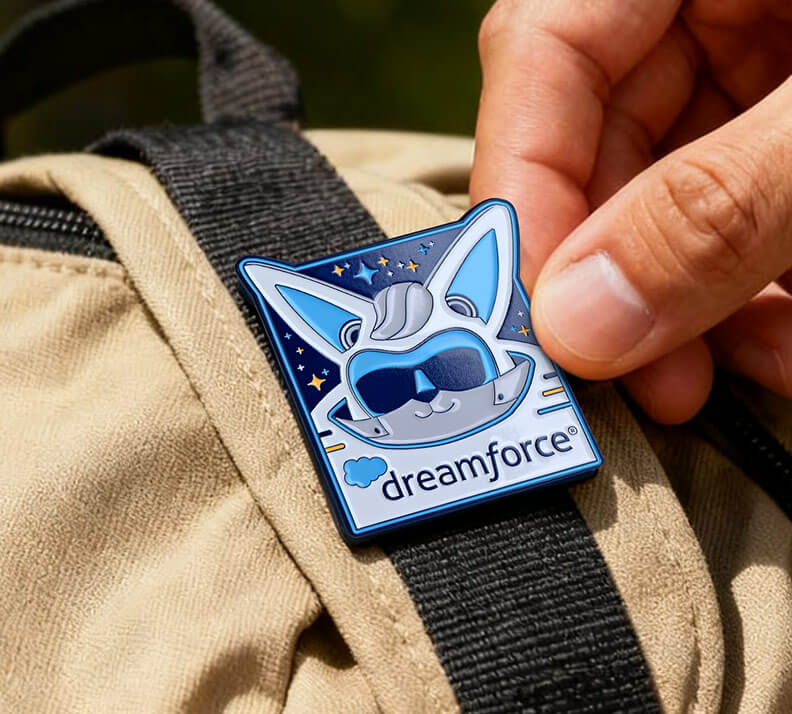 Personalized Astronaut Cat Enamel Pin