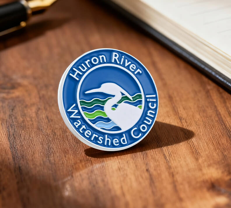 Huron River Conservation Enamel Pins