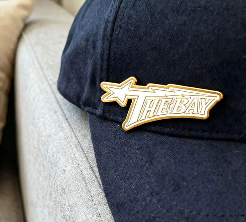 The Bay Regional Culture Star and Lightning Enamel Pin