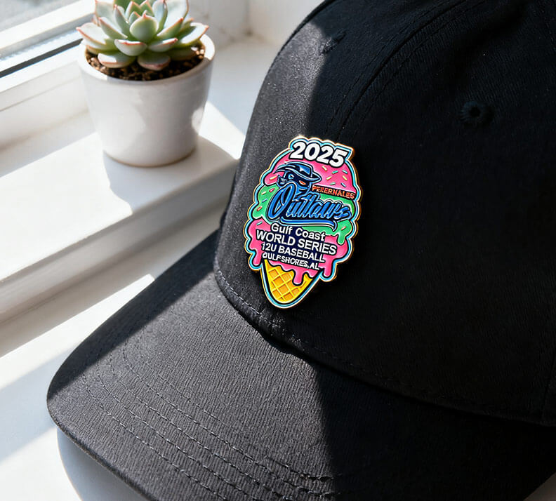 2025 Gulf Coast World Series 12U Baseball Enamel Pin